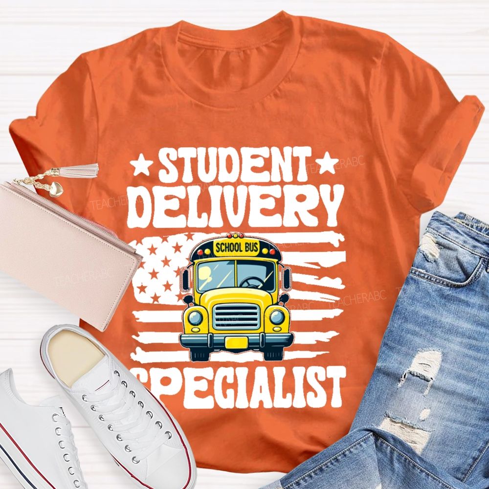 Student Delivery Specialist Pattern  Teacher T-shirt