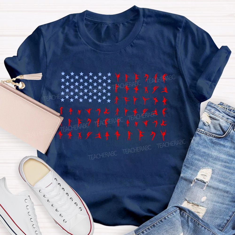Independence Day Dance Graphics  Teacher T-shirt