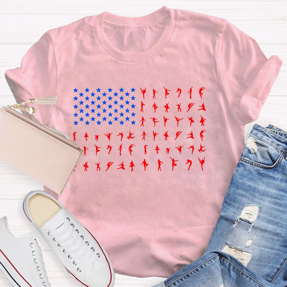 Independence Day Dance Graphics  Teacher T-shirt