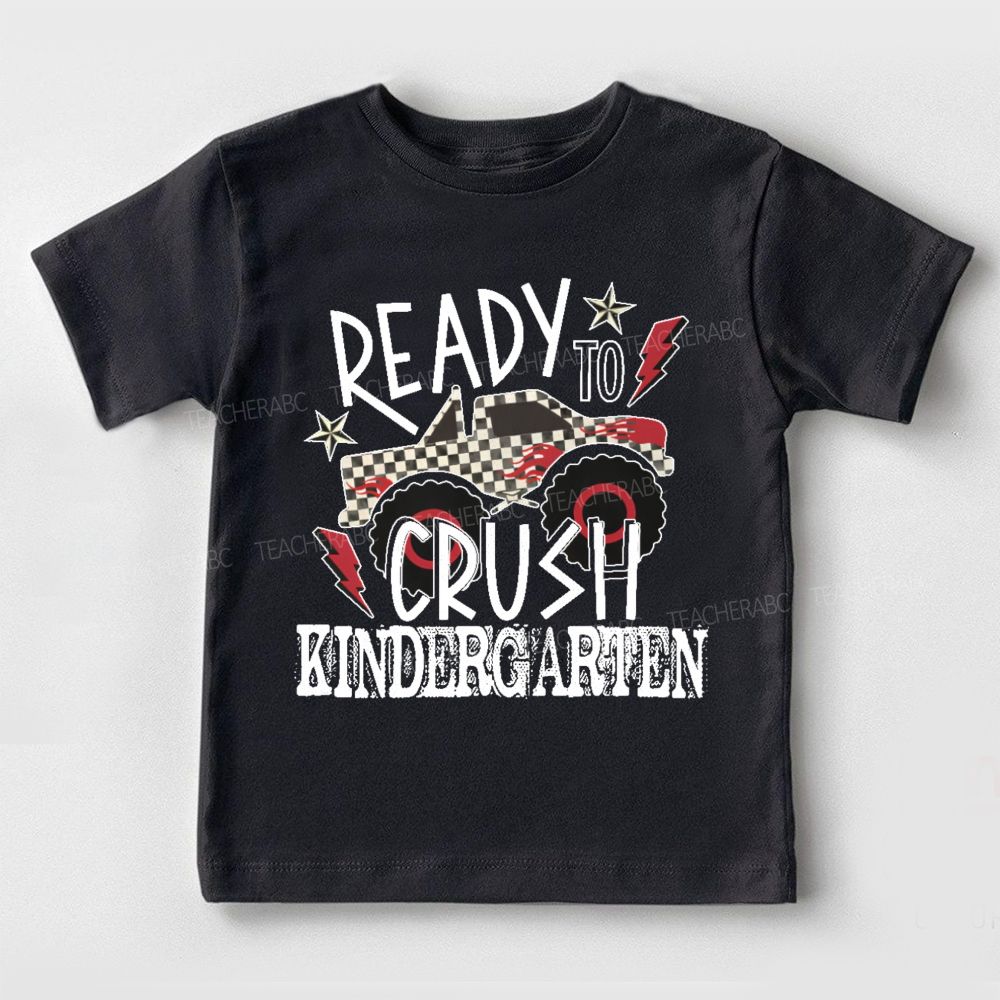 Personalized Grade Ready To Crush Kindergarten  Toddler T-shirts