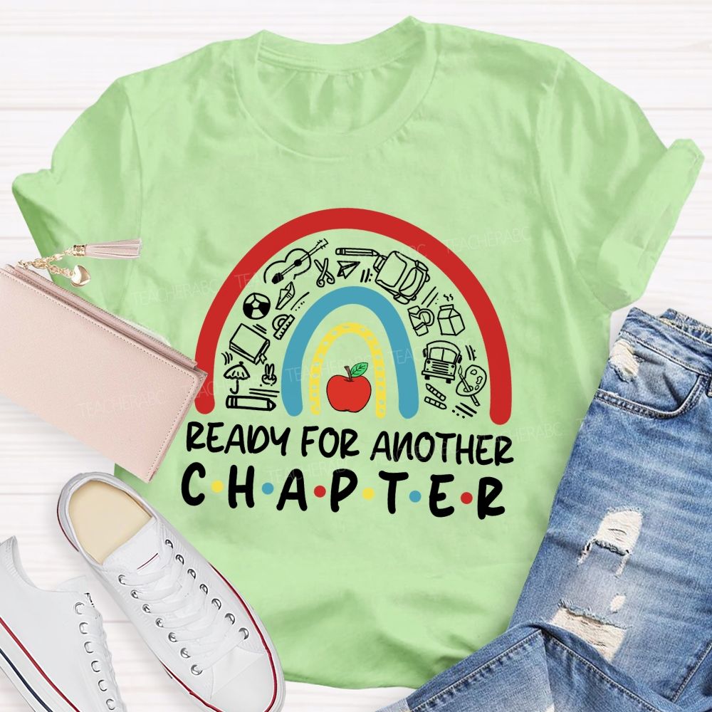 Ready For Another Chapter Reetired Teacher T-shirt