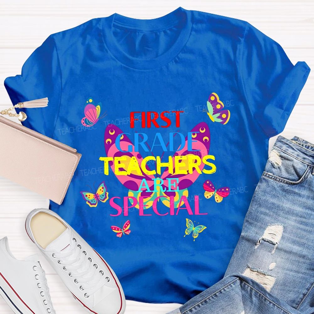 Personalized Grade First Grade Teachers Are Special Teacher T-shirt