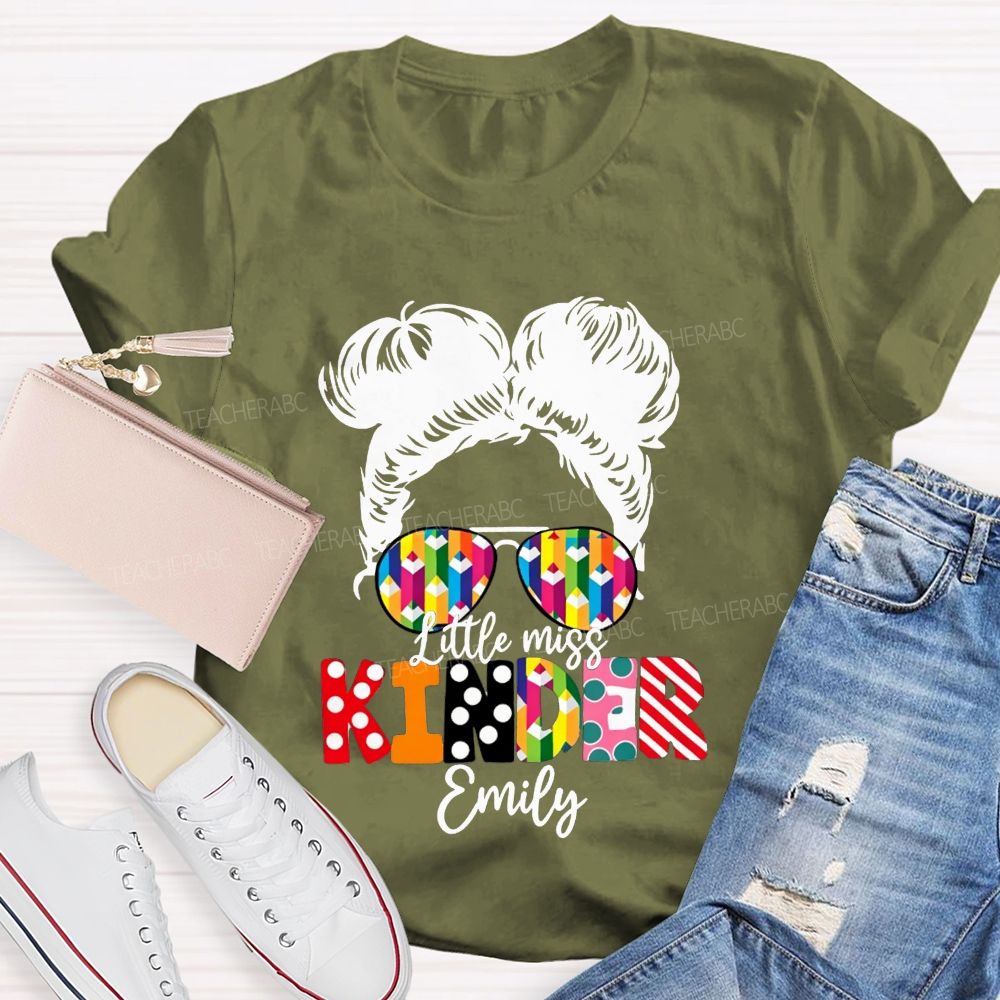 Personalized Name Kindergarten Ready For School T-shirt