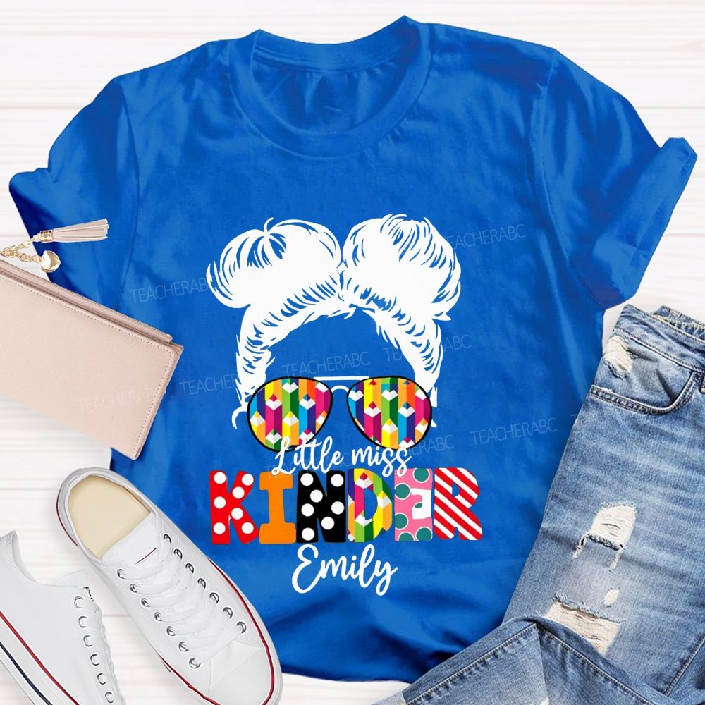 Personalized Name Kindergarten Ready For School T-shirt