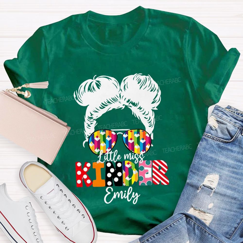 Personalized Name Kindergarten Ready For School T-shirt