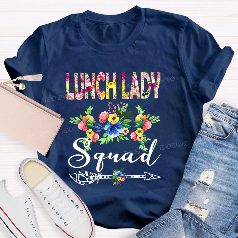 Lunch Lady Squad Feed The Kids Love The Crew Teacher T-shirt