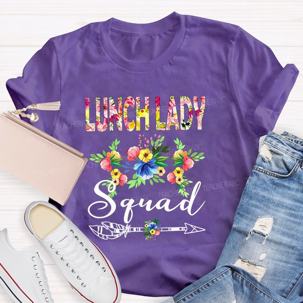 Lunch Lady Squad Feed The Kids Love The Crew Teacher T-shirt