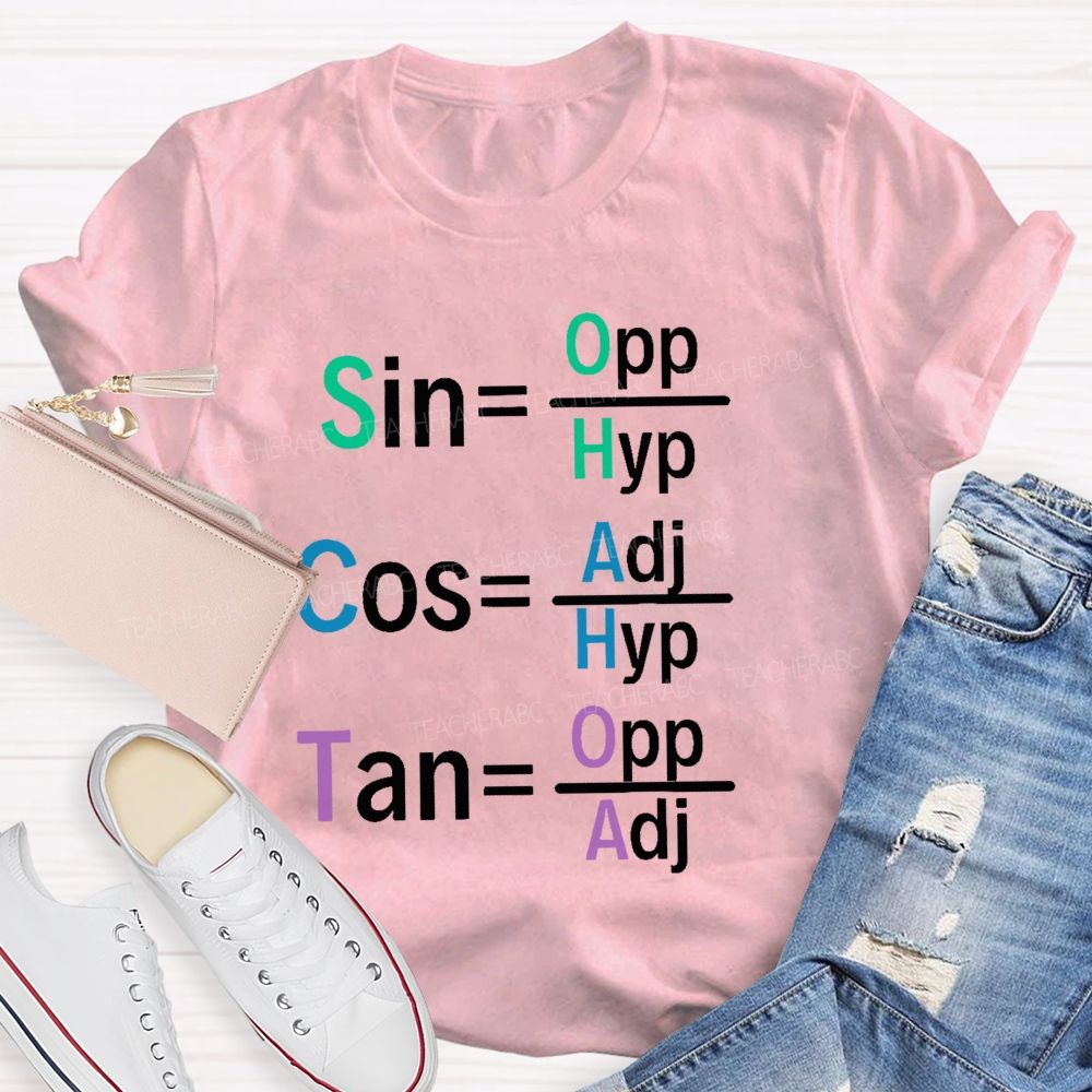 Sin  Cos Tan  Teacher T-shirt
