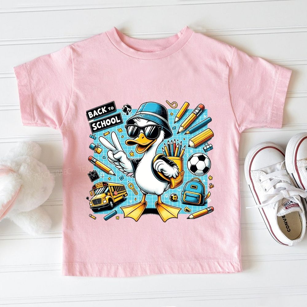 Cool Duck Back To School Toddler T-shirts