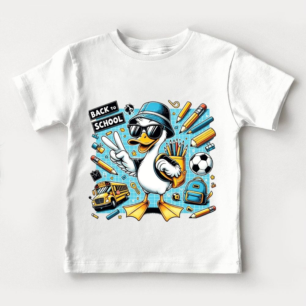 Cool Duck Back To School Toddler T-shirts