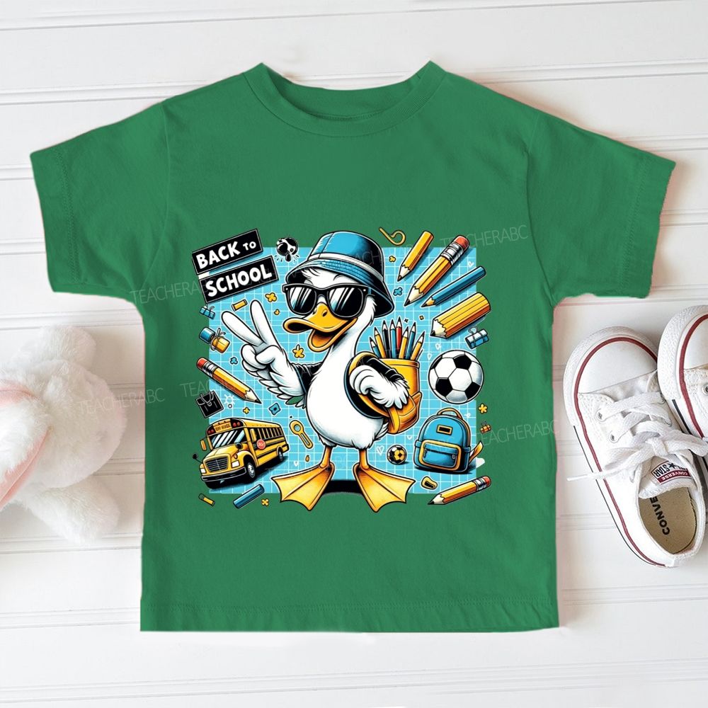Cool Duck Back To School Toddler T-shirts