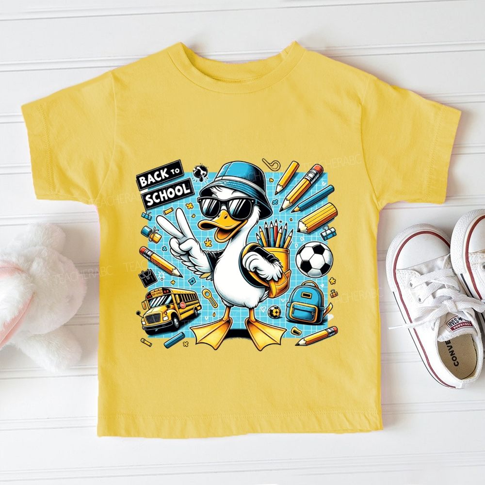 Cool Duck Back To School Toddler T-shirts