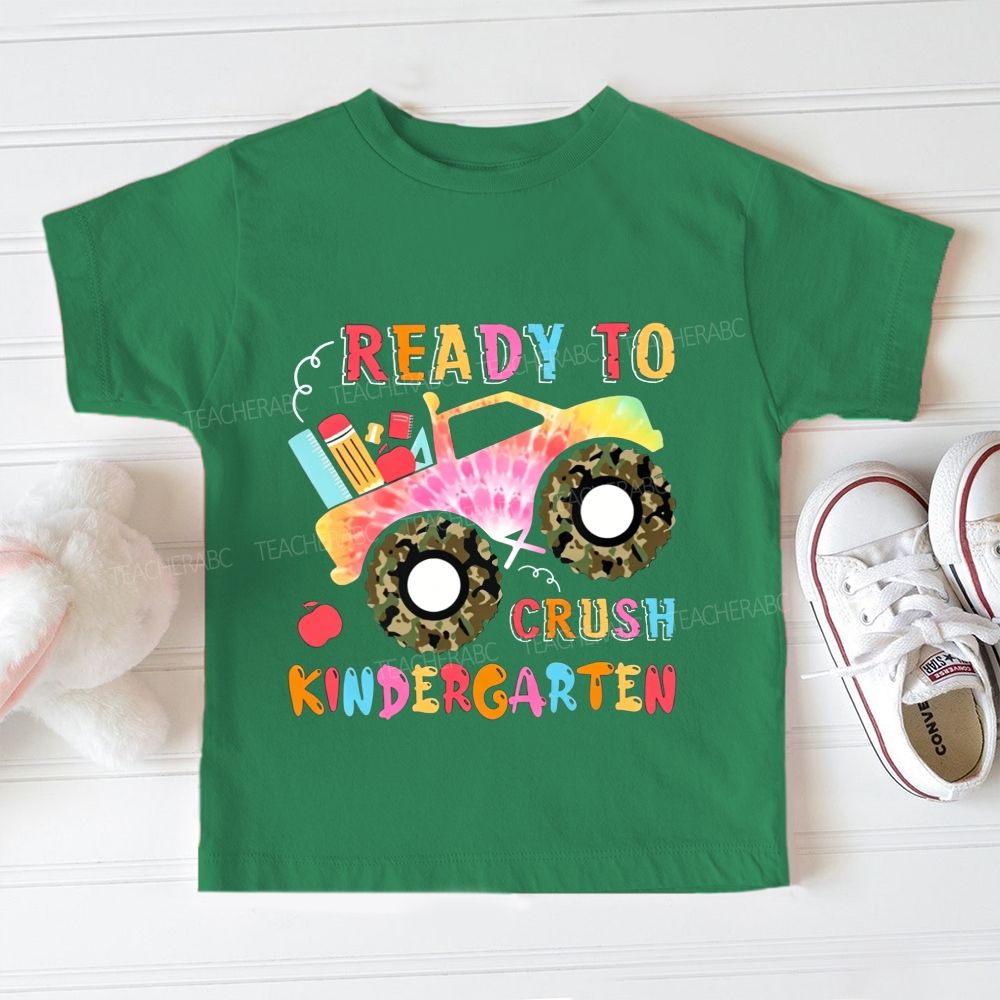 Personalized Grade Ready To Crush Kindergarten Toddler T-shirts