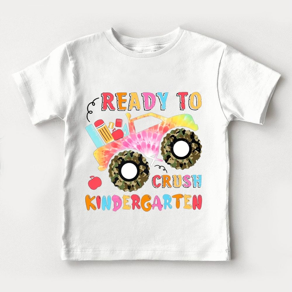 Personalized Grade Ready To Crush Kindergarten Toddler T-shirts