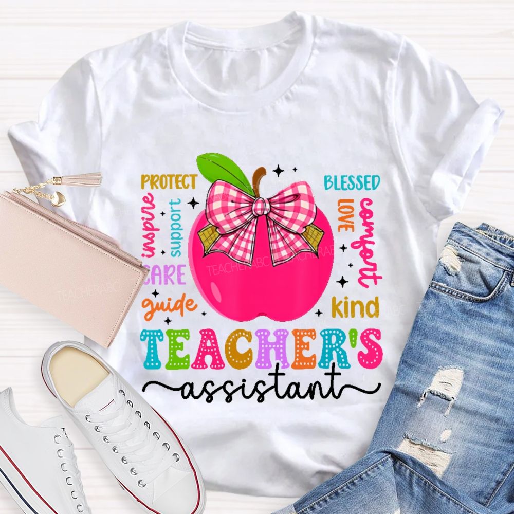 Teacher's Assistant  Protect  Blessed  Teacher T-shirt