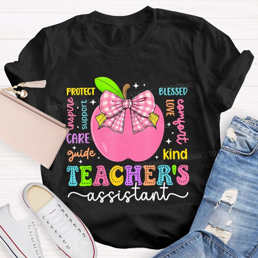 Teacher's Assistant  Protect  Blessed  Teacher T-shirt