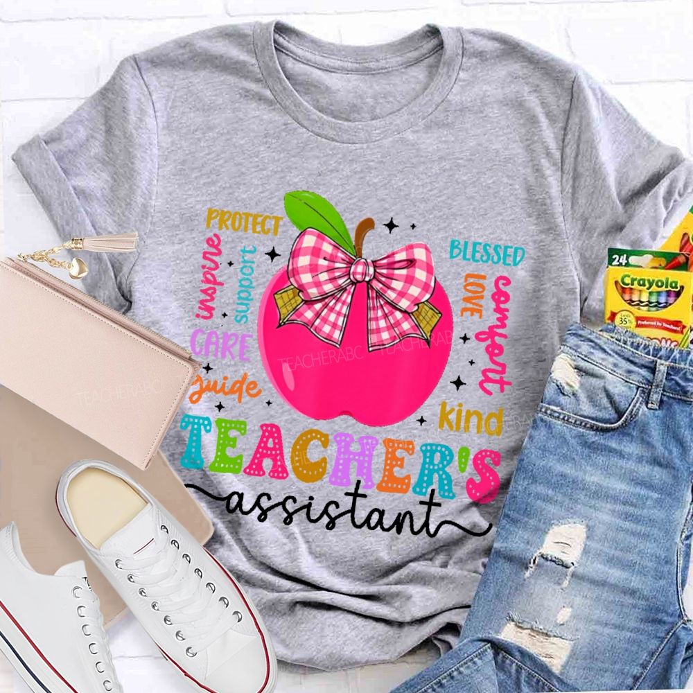 Teacher's Assistant  Protect  Blessed  Teacher T-shirt