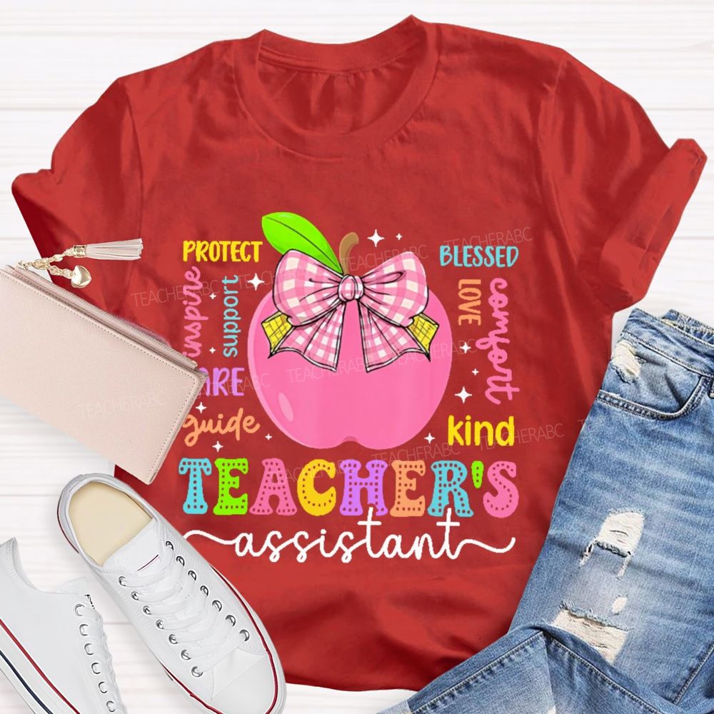Teacher's Assistant  Protect  Blessed  Teacher T-shirt