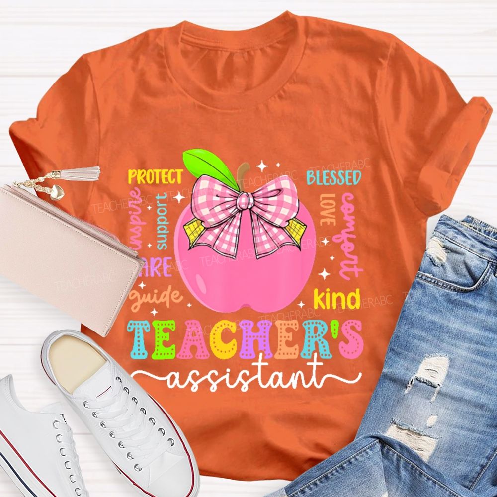 Teacher's Assistant  Protect  Blessed  Teacher T-shirt
