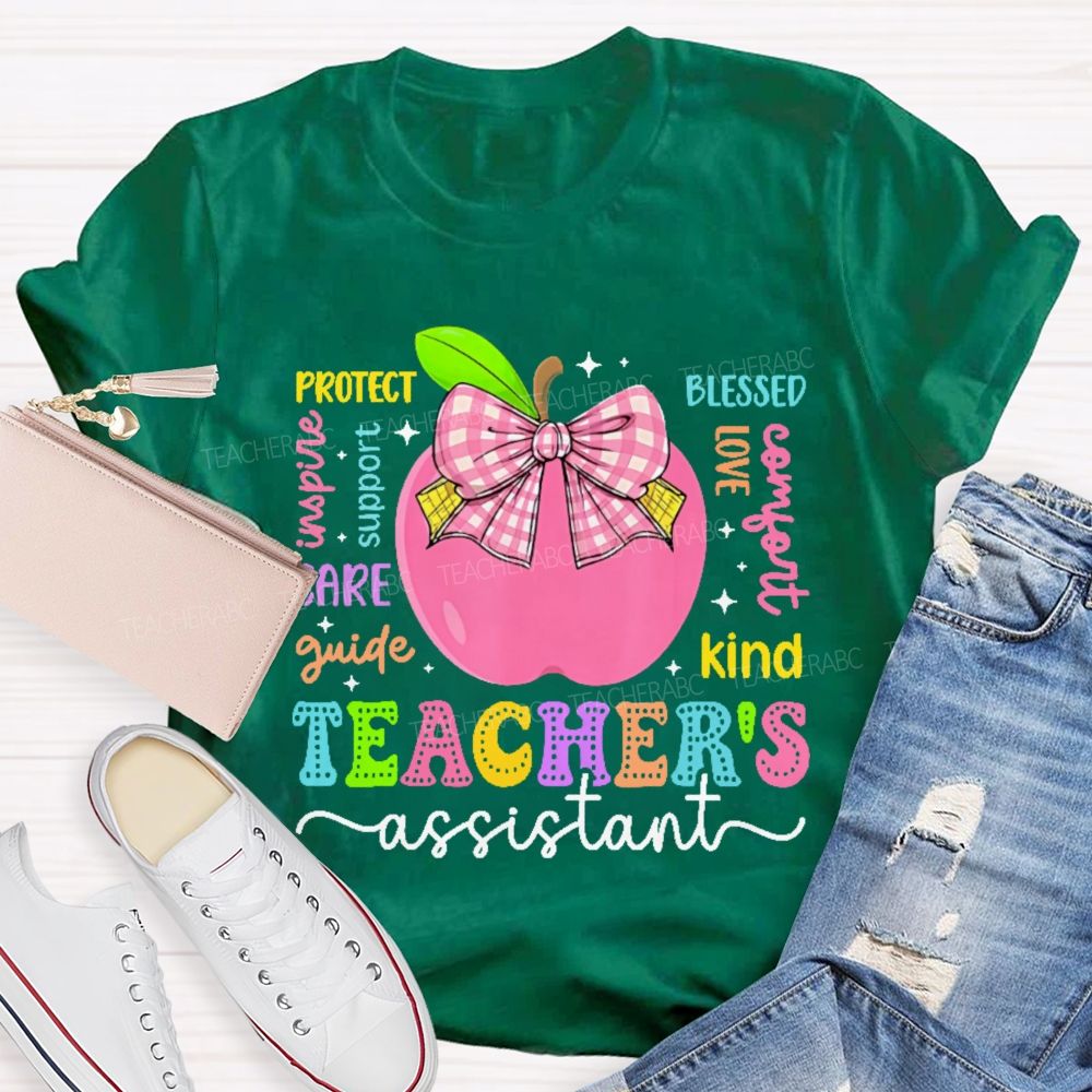 Teacher's Assistant  Protect  Blessed  Teacher T-shirt