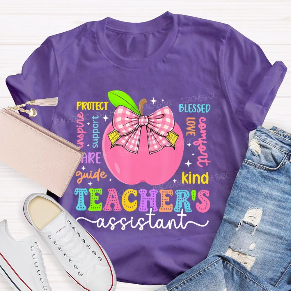 Teacher's Assistant  Protect  Blessed  Teacher T-shirt