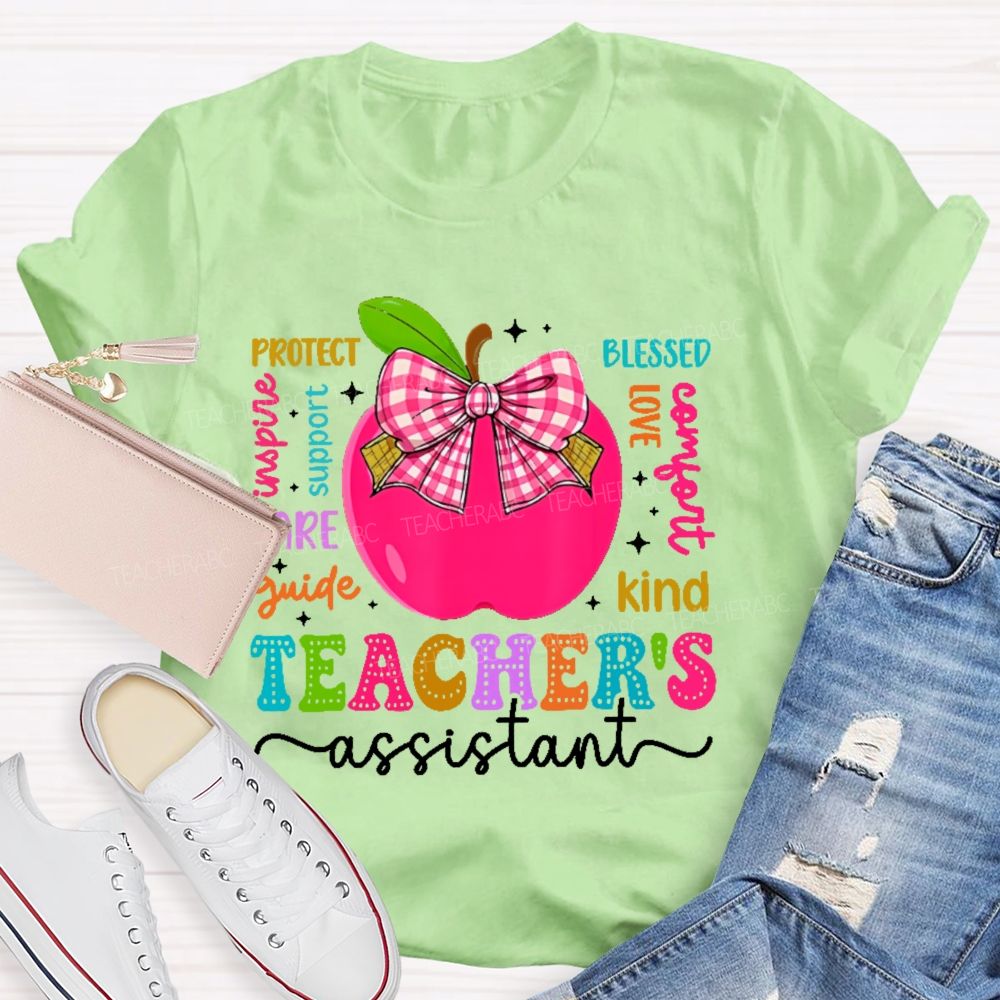 Teacher's Assistant  Protect  Blessed  Teacher T-shirt