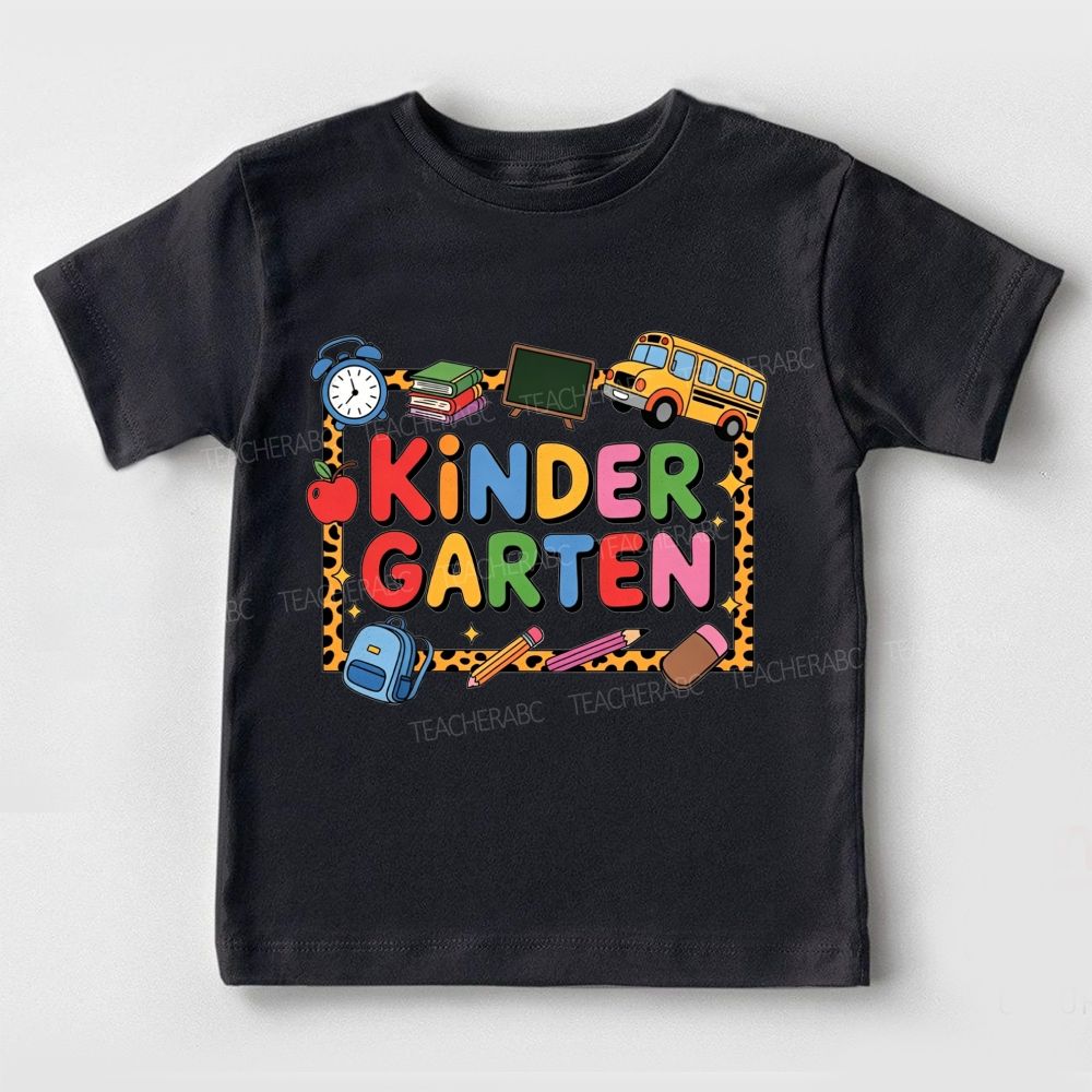 Personalized Grade Kindergarten Vibes Where Every Day Is New Toddler T-shirts