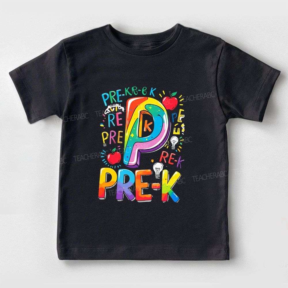 Personalized Grade P Is For Pre-K Where The Fun Begins Toddler T-shirts