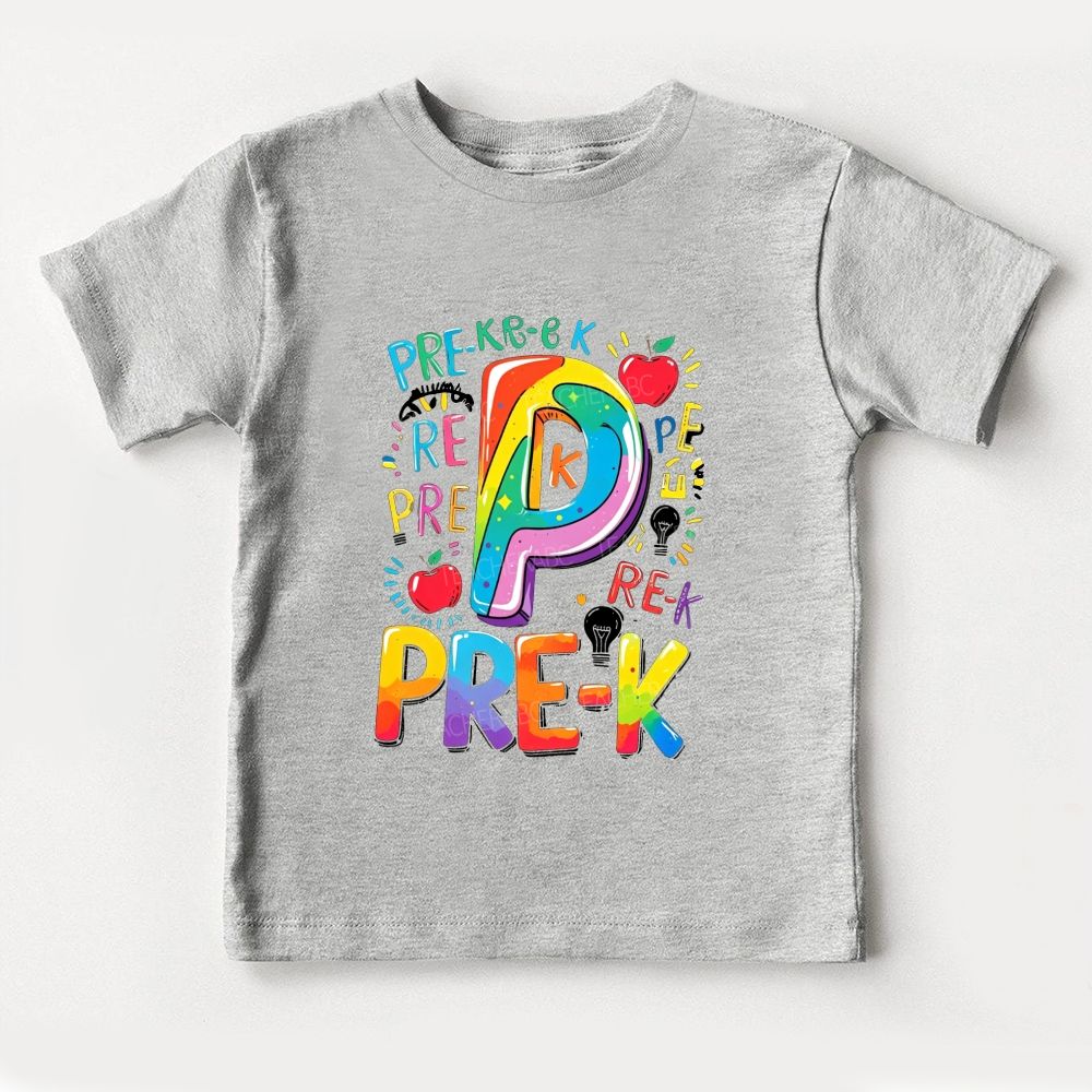 Personalized Grade P Is For Pre-K Where The Fun Begins Toddler T-shirts