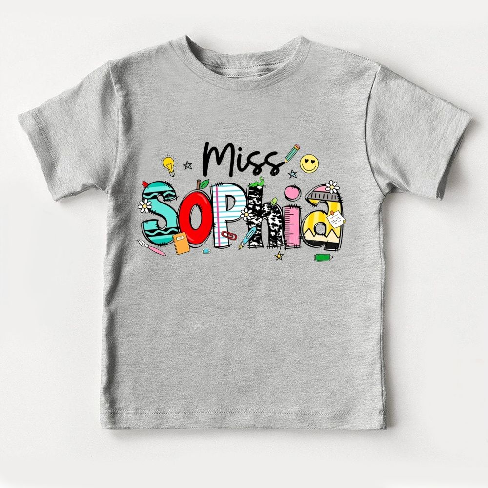 Personalized Name My Classroom My Happy Place Toddler T-shirts