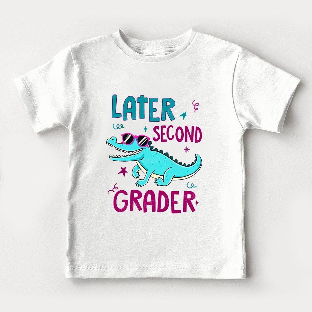 Personalized Grade Later Second Grader Toddler T-shirts