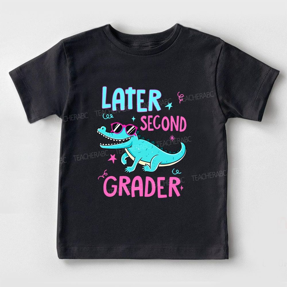 Personalized Grade Later Second Grader Toddler T-shirts