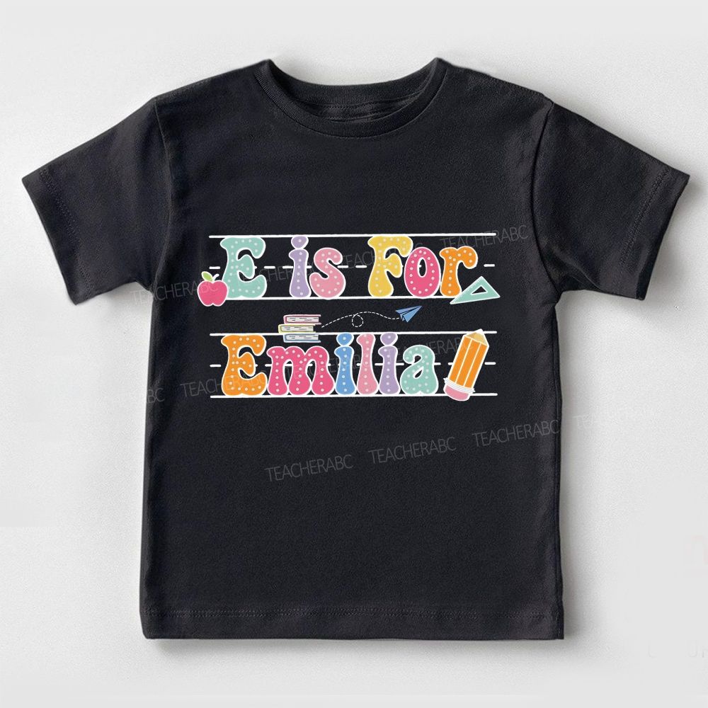 Personalized Name Sweet Little Learner Toddler T-shirts