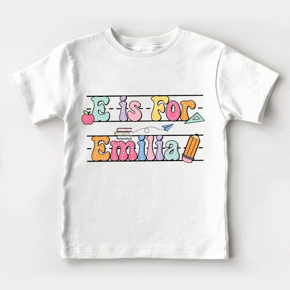 Personalized Name Sweet Little Learner Toddler T-shirts