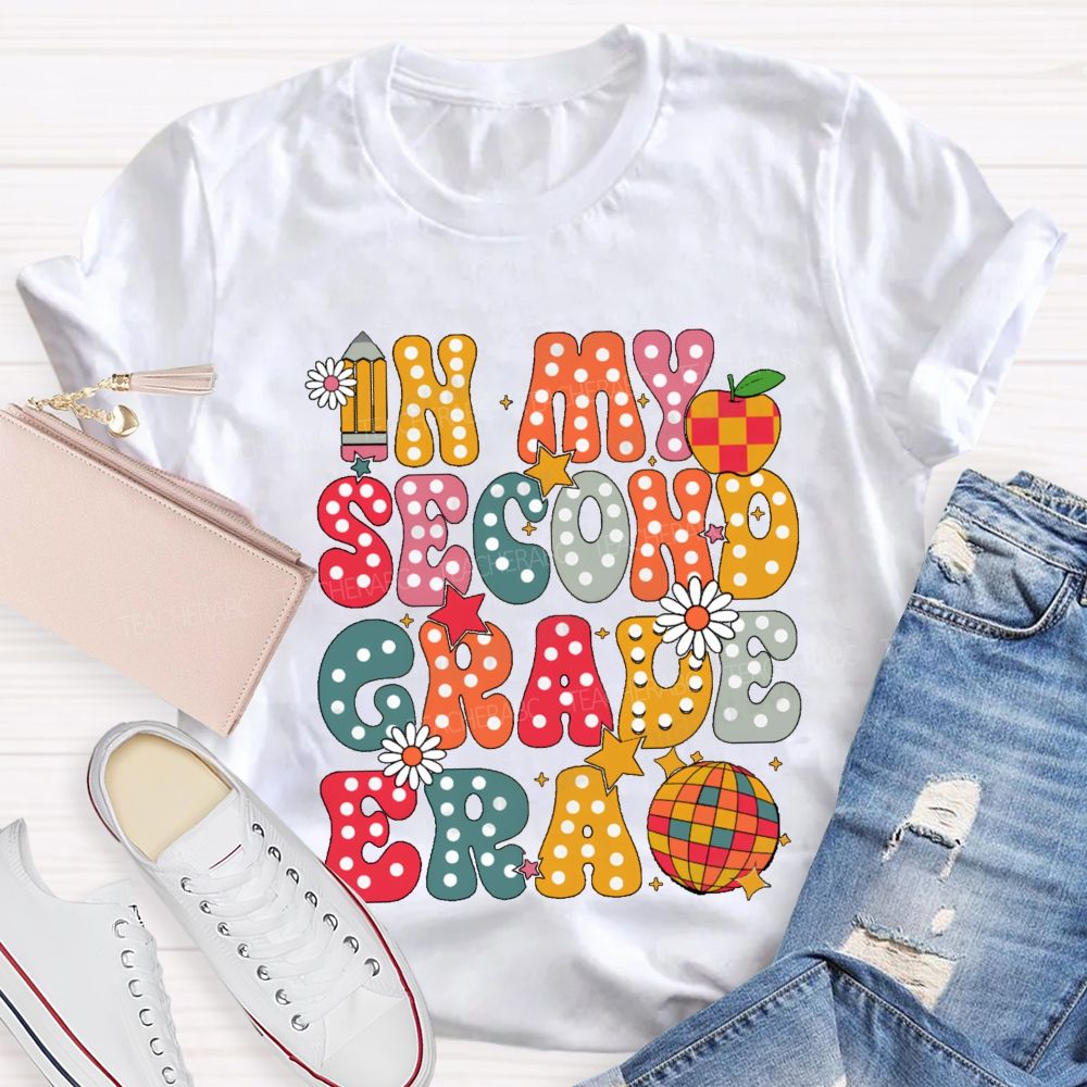Personalized Grade In My Second Grade Era Teacher T-Shirt
