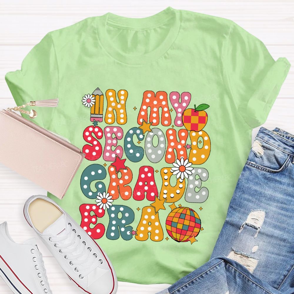Personalized Grade In My Second Grade Era Teacher T-Shirt