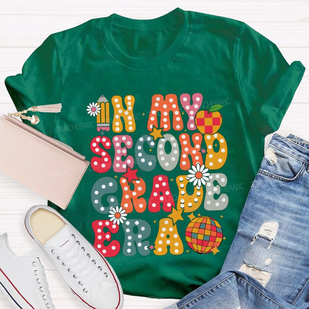 Personalized Grade In My Second Grade Era Teacher T-Shirt