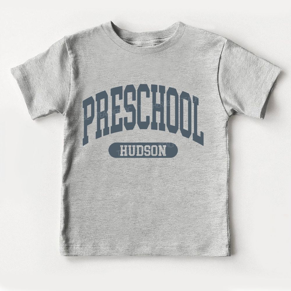 Personalized Grade Preschool Vibes Toddler T-shirts