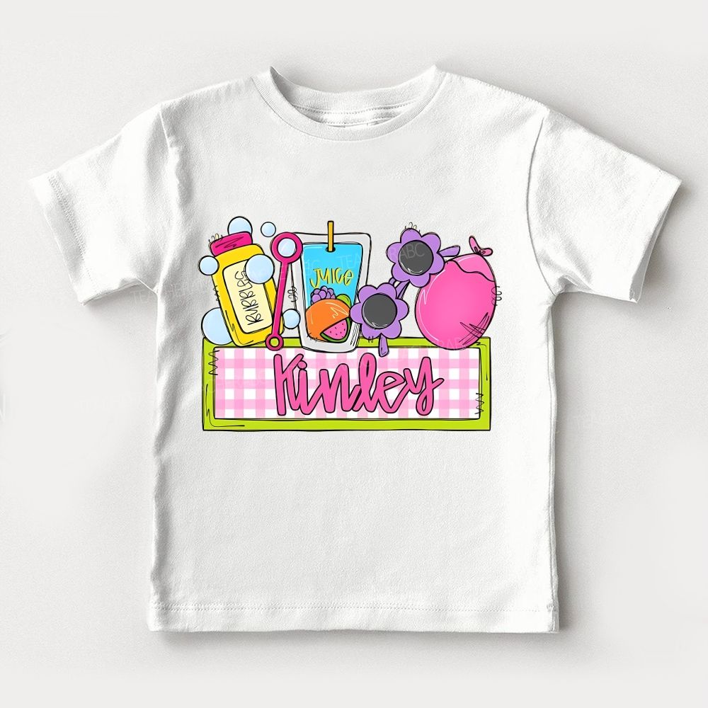 Personalized Name Play All Day Kindergarten Toddler T-shirts