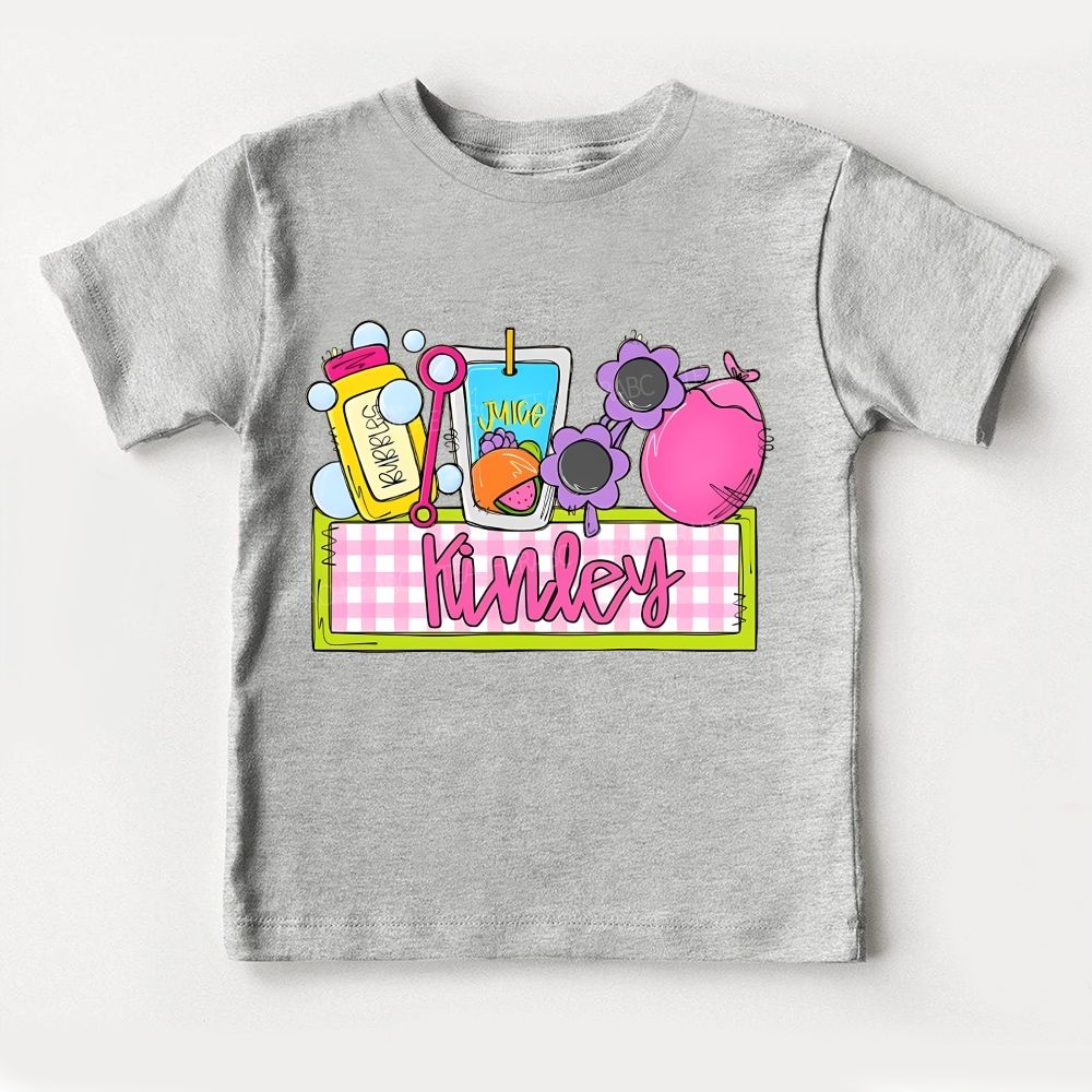 Personalized Name Play All Day Kindergarten Toddler T-shirts