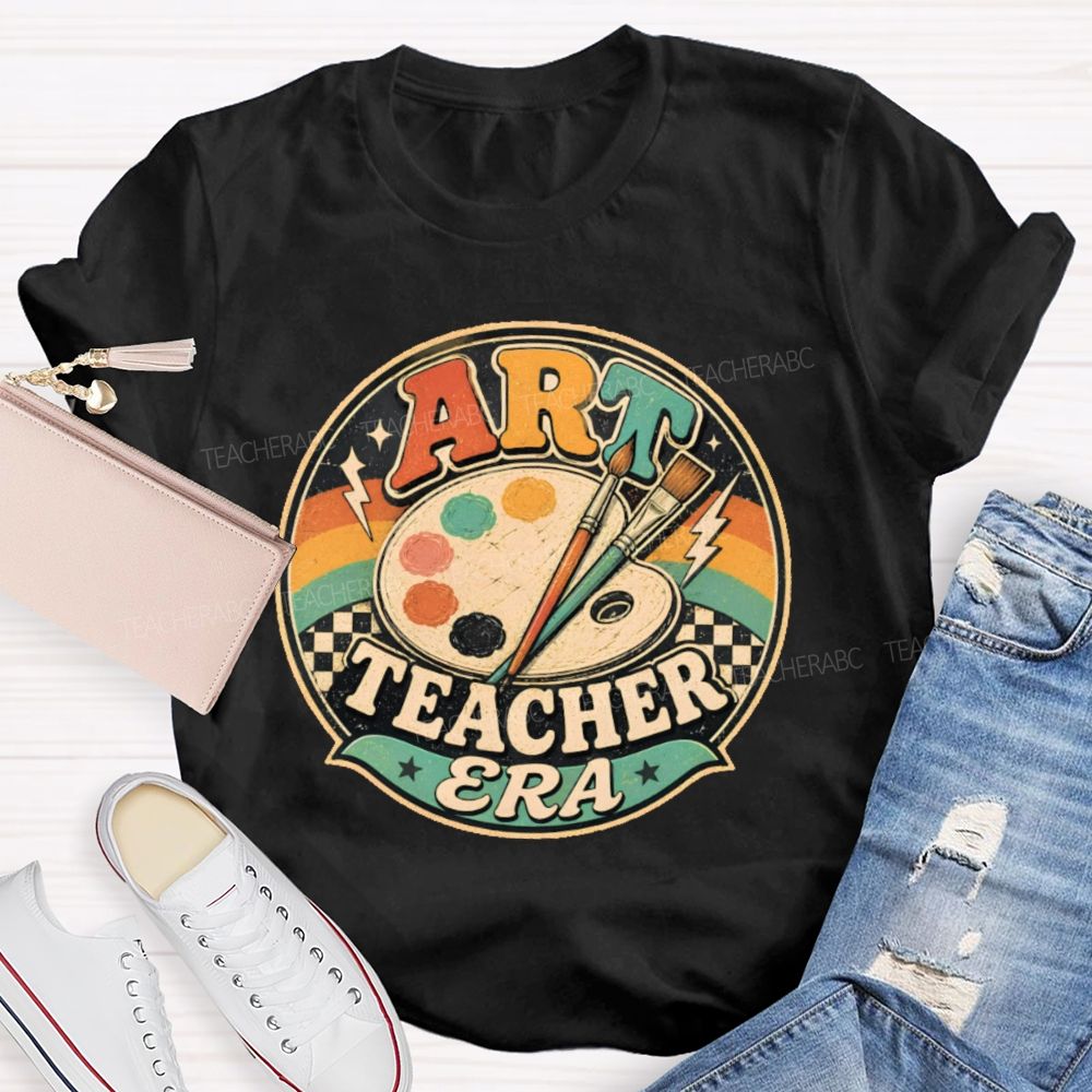 Art Teacher Era  Graphics  Teacher T-shirt