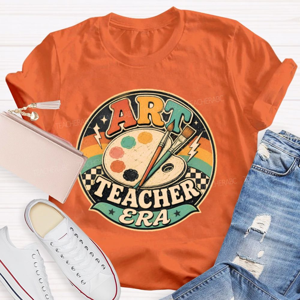 Art Teacher Era  Graphics  Teacher T-shirt