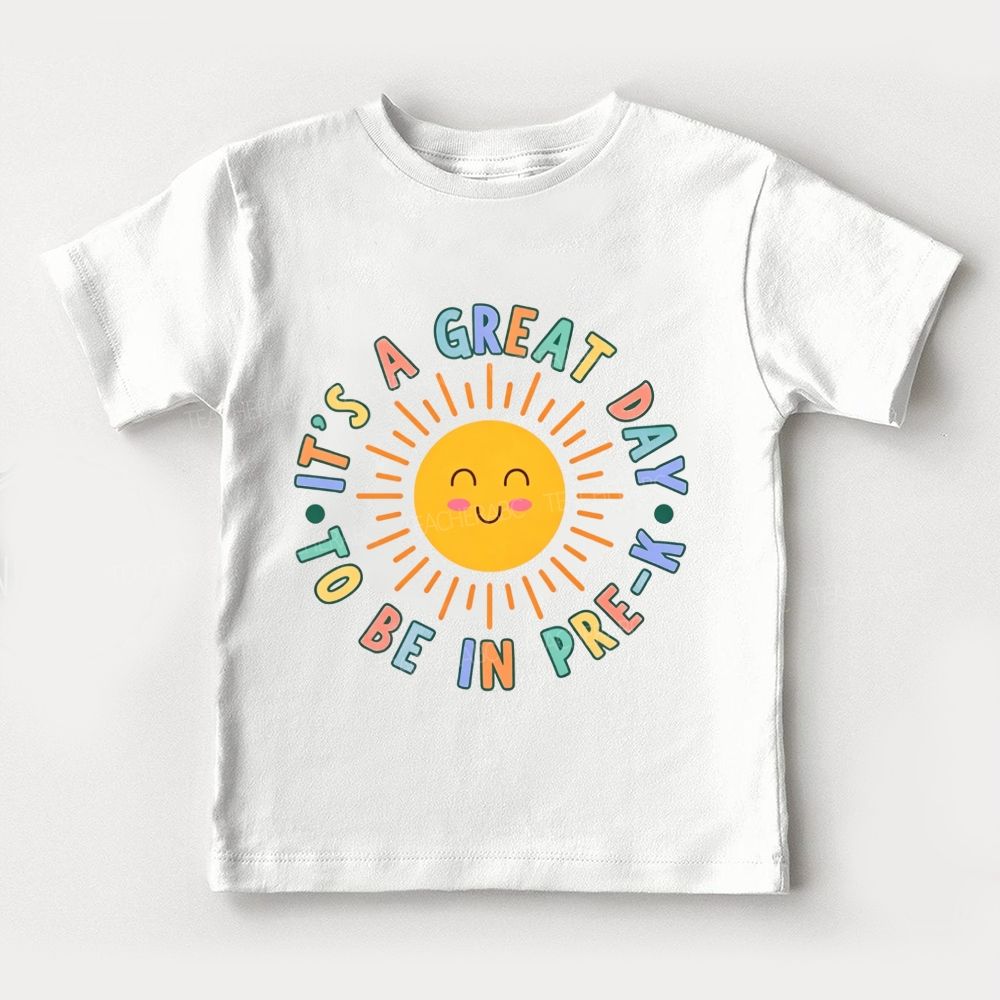Personalized Grade It'S A Great Day To Be In Pre-K Toddler T-shirts