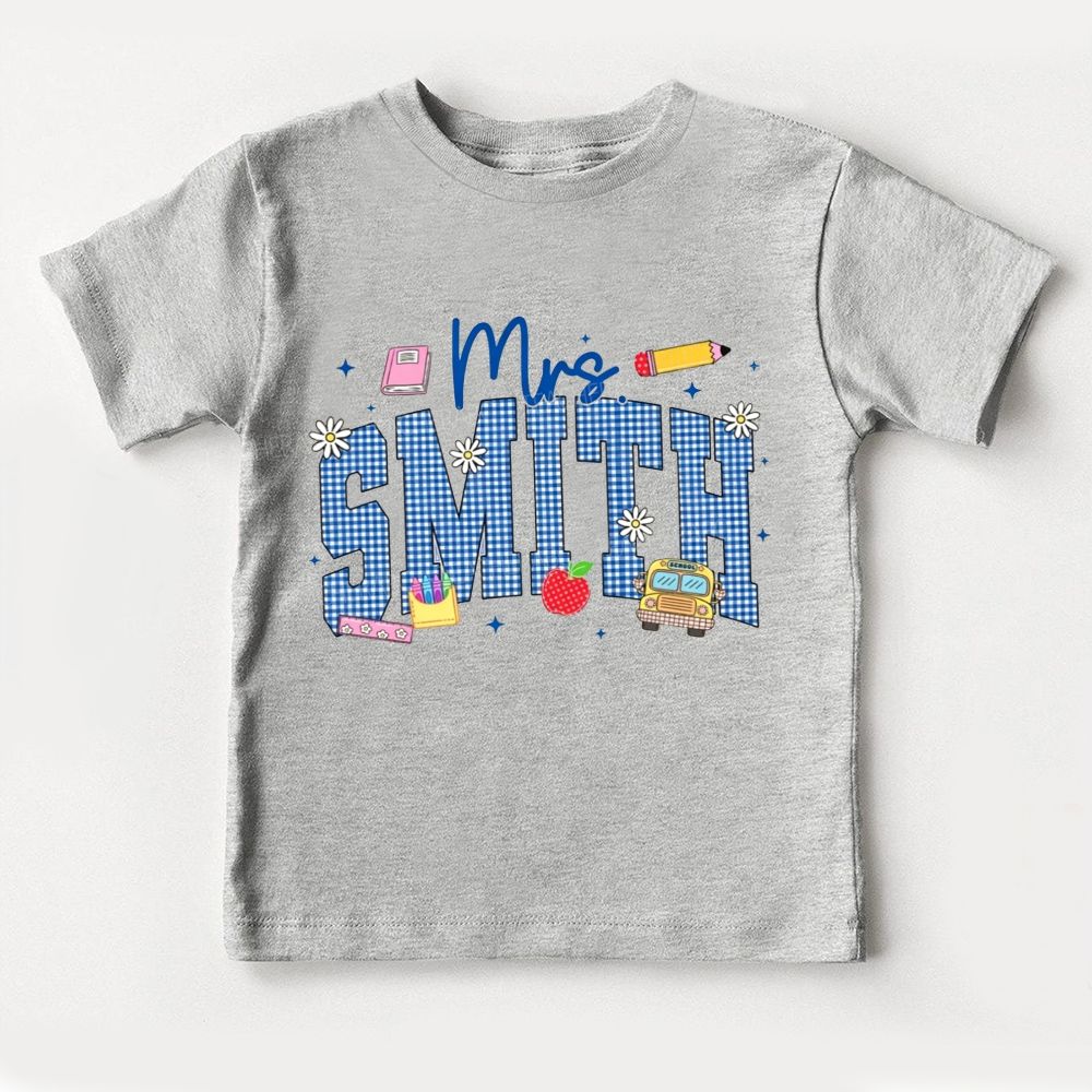 Personalized Name Proud Kindergarten Toddler T-shirts
