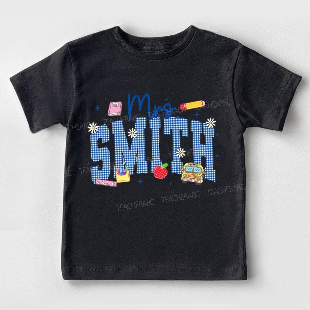 Personalized Name Proud Kindergarten Toddler T-shirts