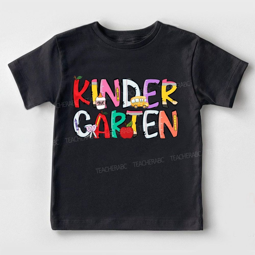 Personalized Grade Kindergarten Ready Toddler T-shirts