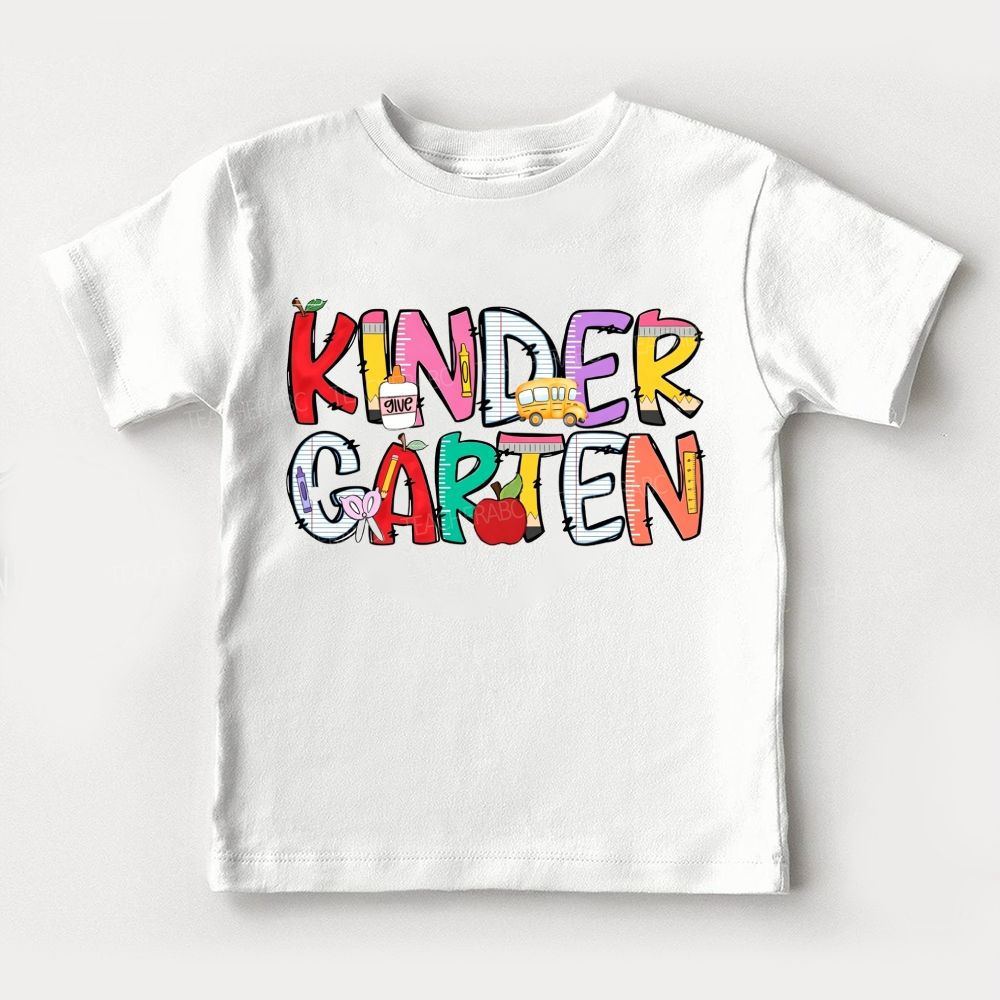 Personalized Grade Kindergarten Ready Toddler T-shirts