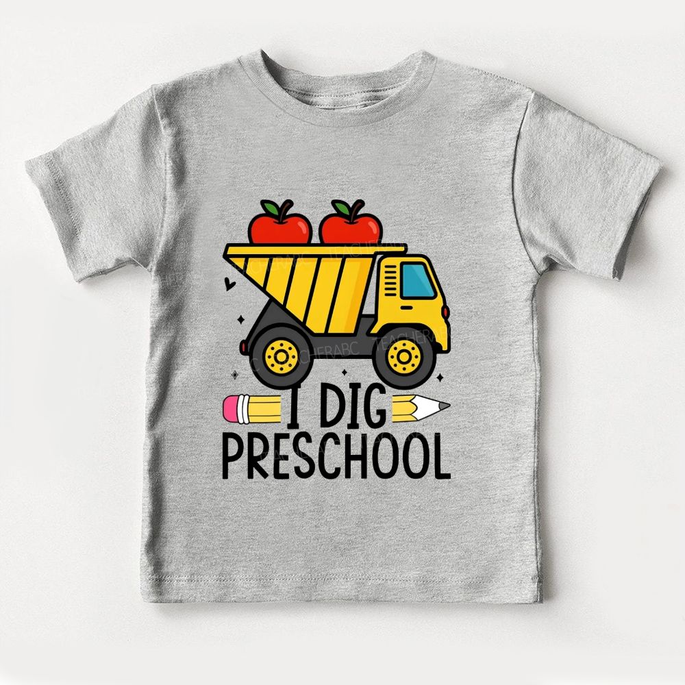 Personalized Grade I Dig Preschool Ready To Learn Toddler T-shirts