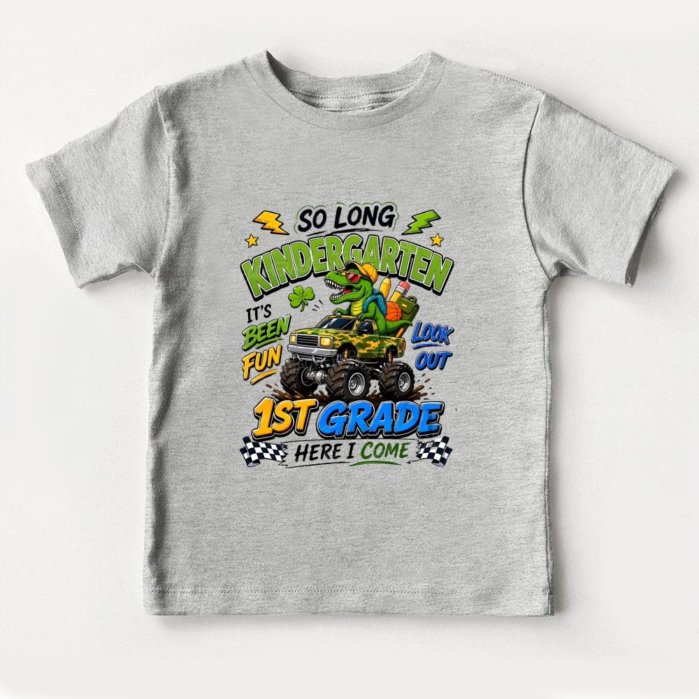 Personalized Grade So Long Kindergarten It'S Been Fun Toddler T-shirts