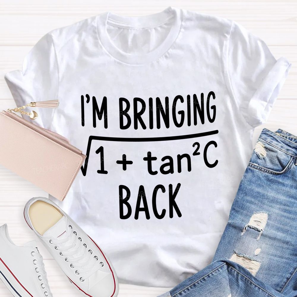 I'M Bringing Sexy Back Funny math quote Teacher T-shirt